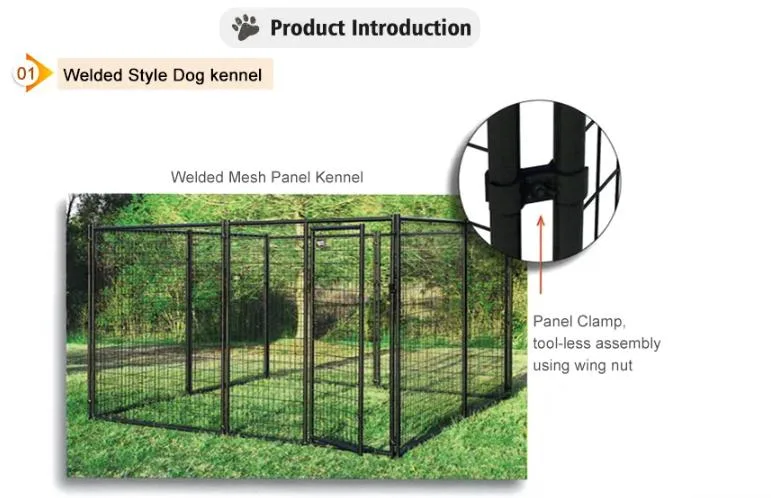 Heavy Duty Modular 6X10 Outside Welded Wire Metal Mesh Extra Large Outdoor House Pet Cage Dog Kennels and Run for Sale