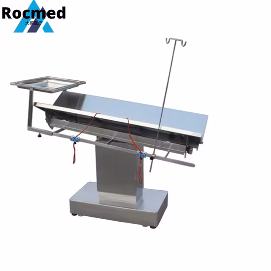 Instrumento Veterinário Grooming Cirúrgico Wet Pet Clinic Multi-Functional Vet Treatment Animal Checking Examination Disposal Table